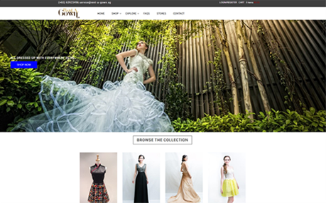 新加坡某婚纱设计师店